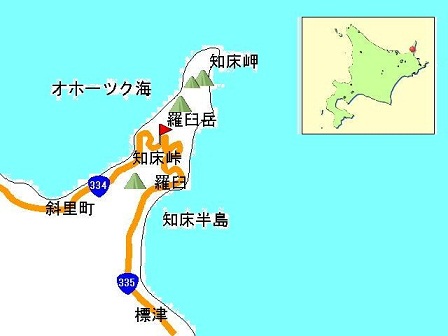 知床峠map